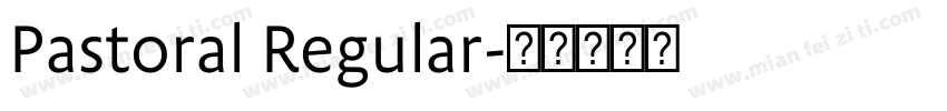 Pastoral Regular字体转换